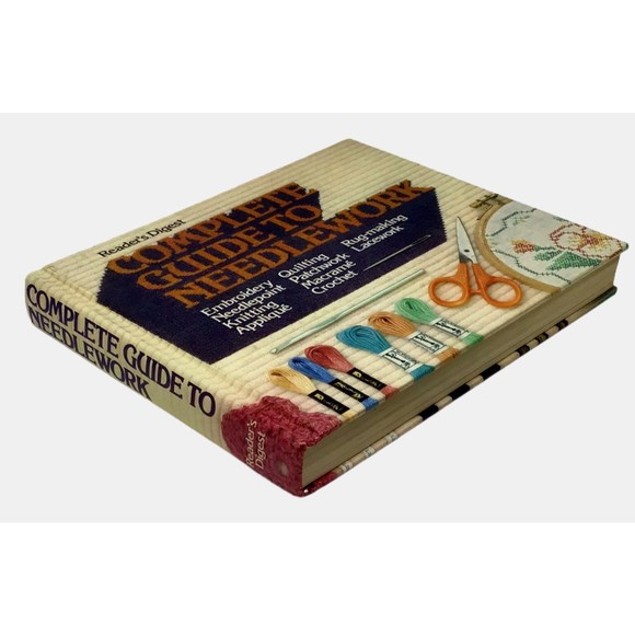 Complete Guide Needlework Quilting Crochet Knit Rug Lace Applique Embroidery HB - Picture 3 of 11